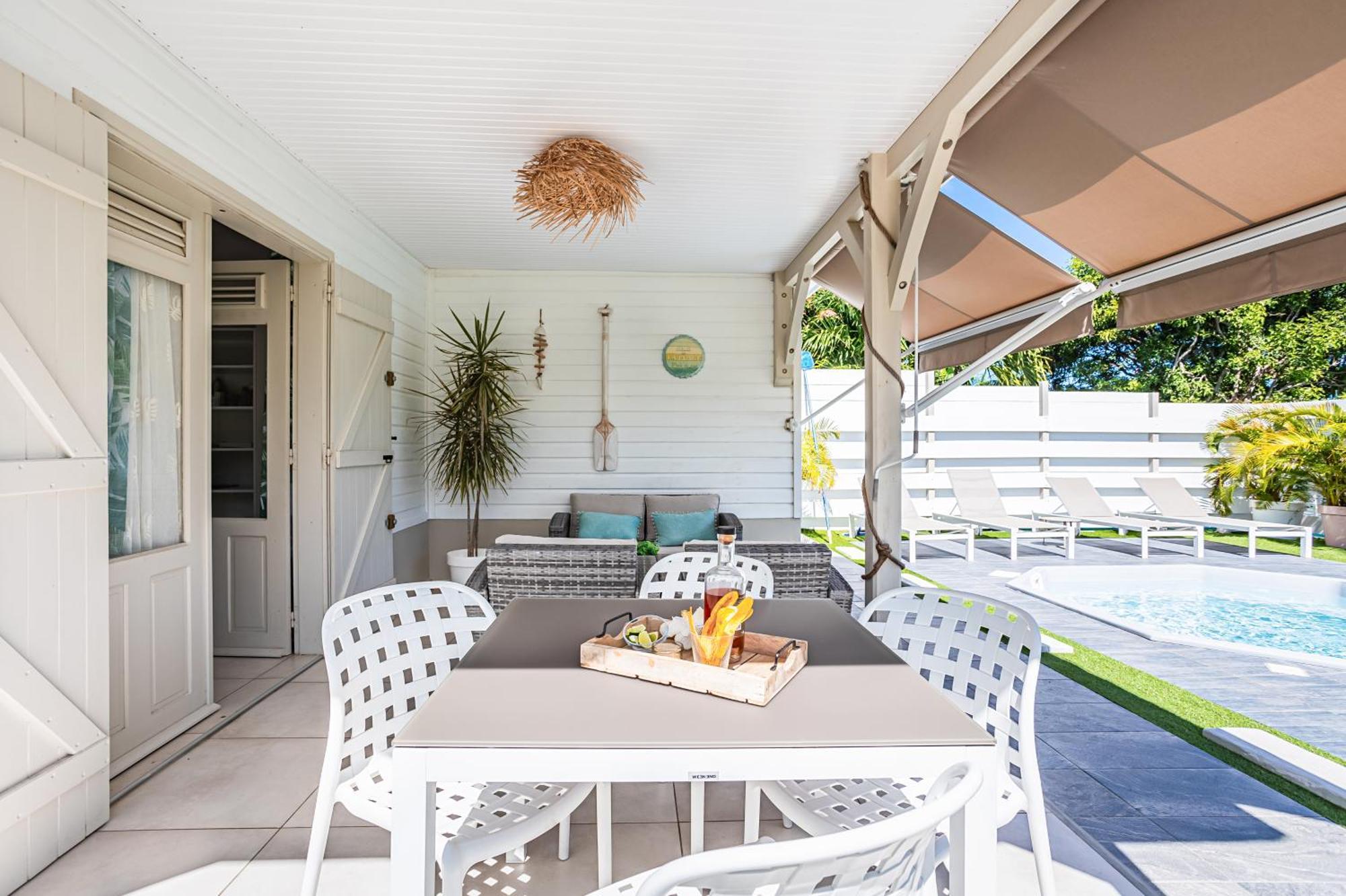 Magnifique Villa Avec Piscine Au Coeur Des Plages Le Moule Exteriér fotografie