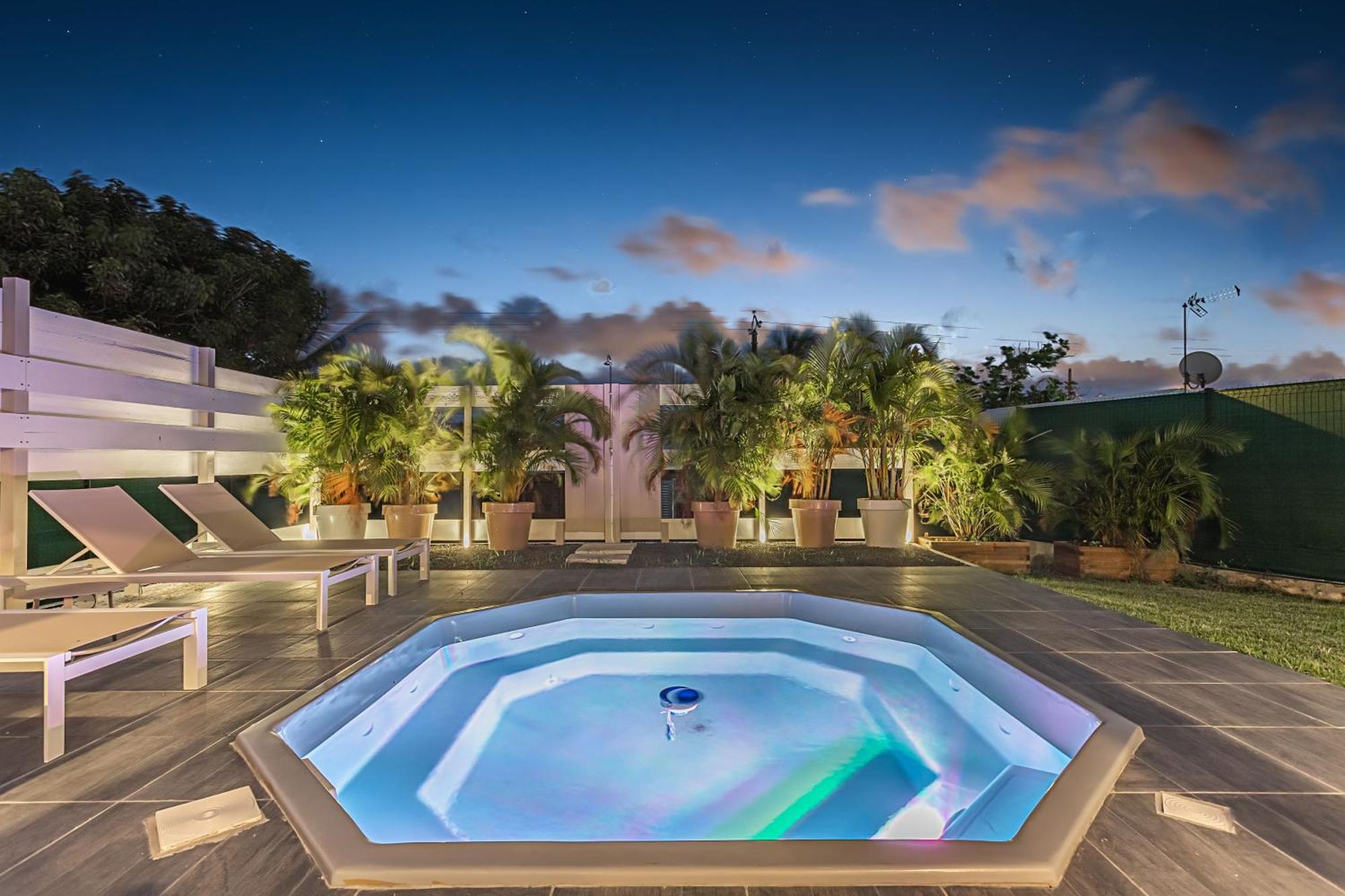 Magnifique Villa Avec Piscine Au Coeur Des Plages Le Moule Exteriér fotografie