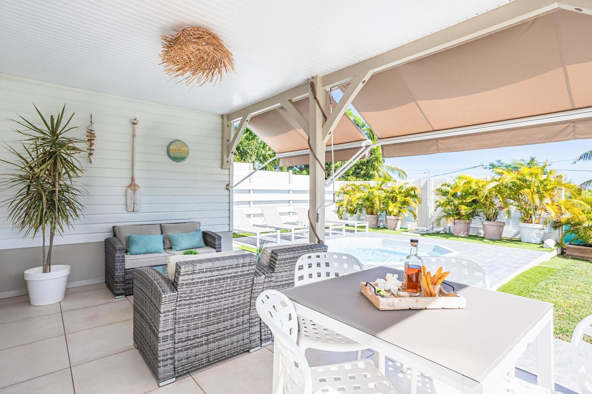 Magnifique Villa Avec Piscine Au Coeur Des Plages Le Moule Exteriér fotografie